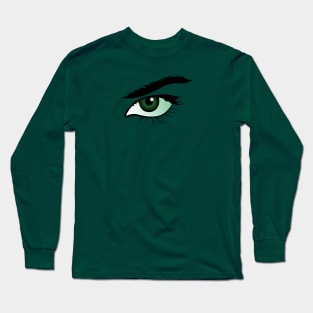 green eyes Long Sleeve T-Shirt